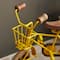 10" Multi-Colored Metal Vintage Bicycle Sculpture, 3ct.